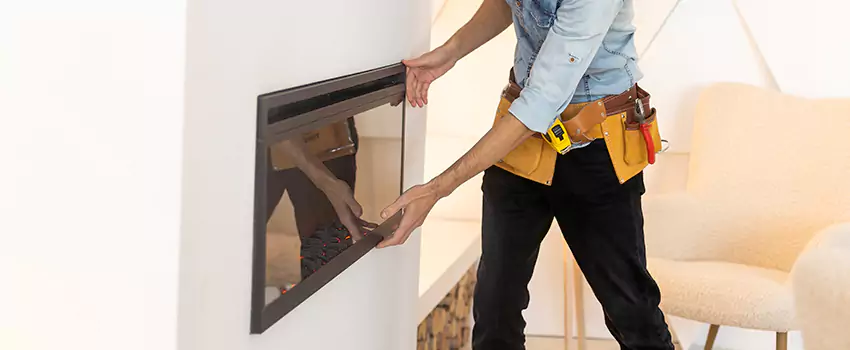 Metal Fireplace Installation in Nipomo, California